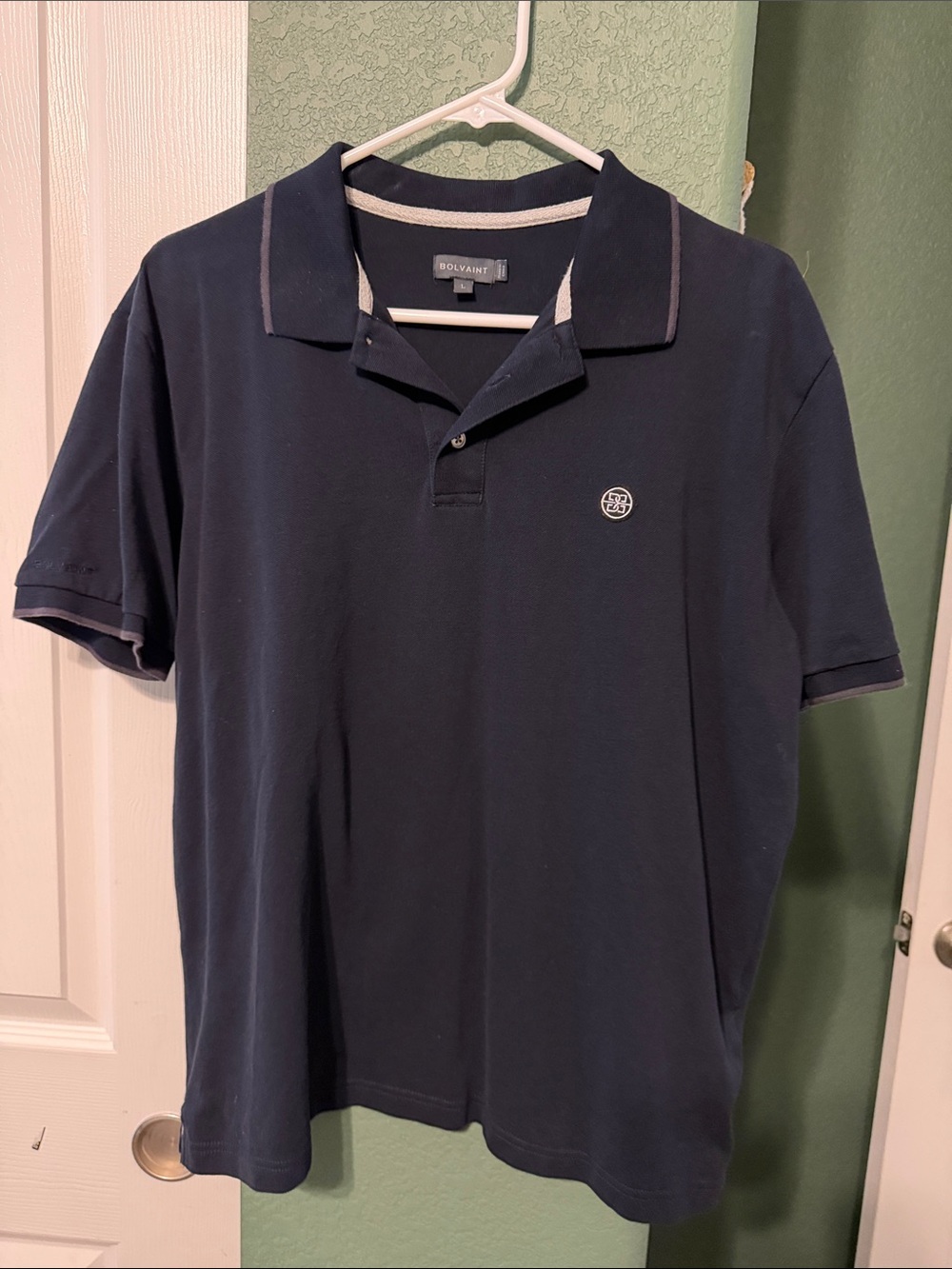 Bolvaint Men's Navy Polo Shirt
